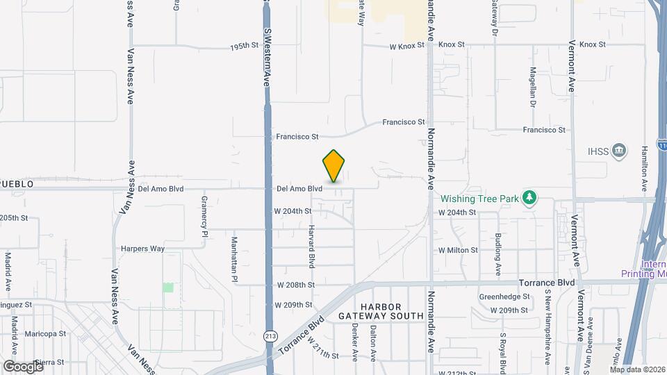 1547 Del Amo Blvd, Unit 1547 Del Amo Mapa y Detalles de la Ubicación