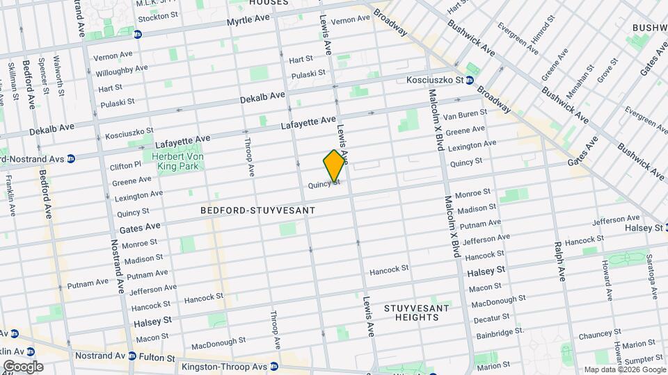 Gorgeous Townhome in Bed Stuy!, Unit 1B Mapa y Detalles de la Ubicación