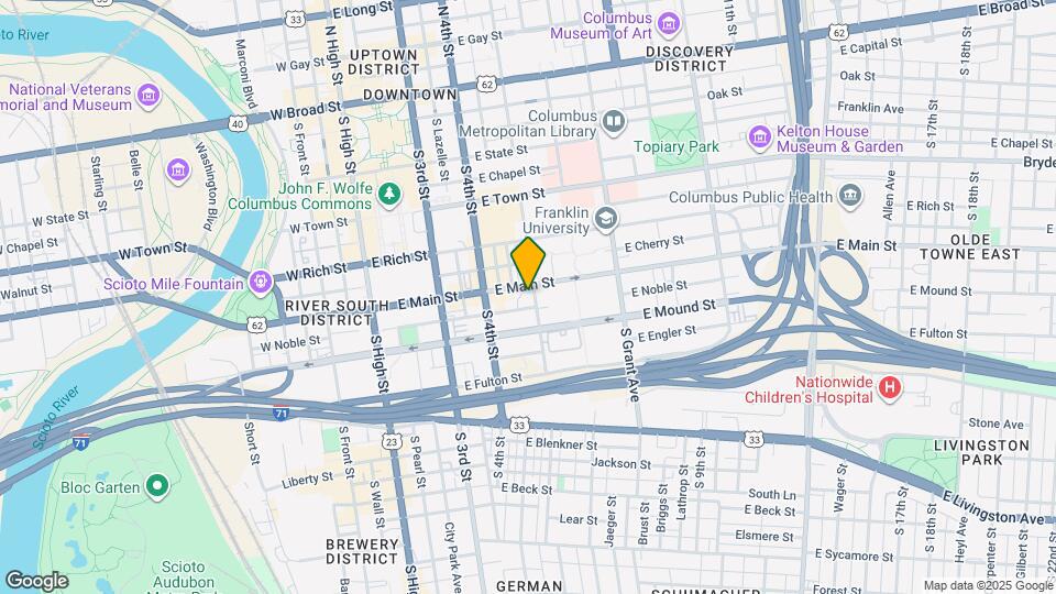 219-225 E Main St Map and Location Details