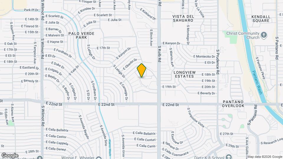 834 S Langley Ave Map and Location Details