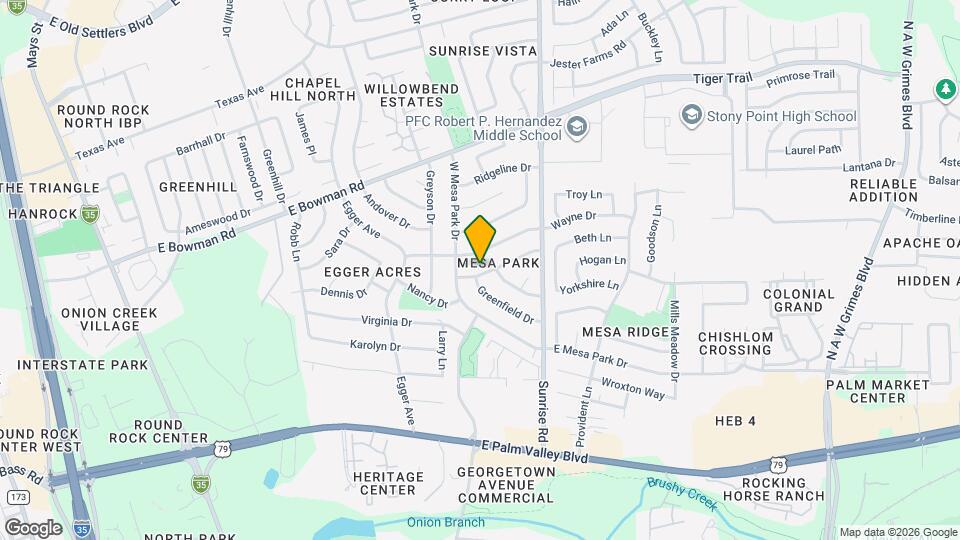 908 Green Meadow Dr Map and Location Details