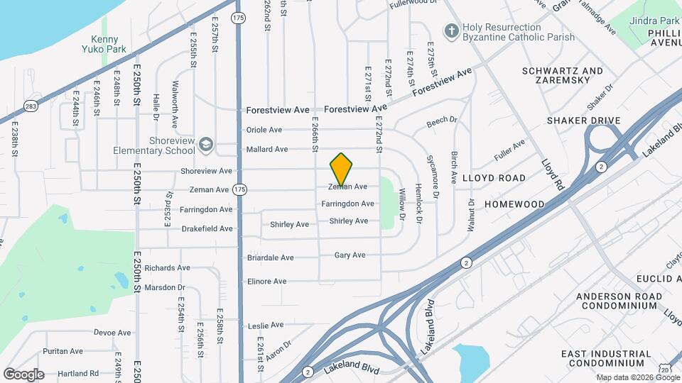 26900 Zeman Ave Map and Location Details