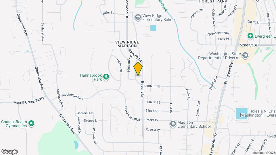 5707 Sunset Ln Map and Location Details