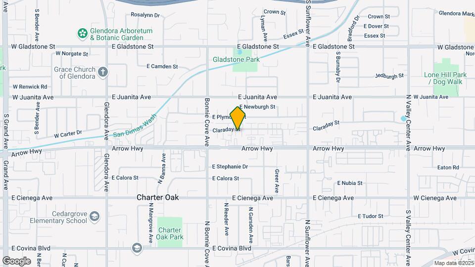 600-618 Claraday St Map and Location Details
