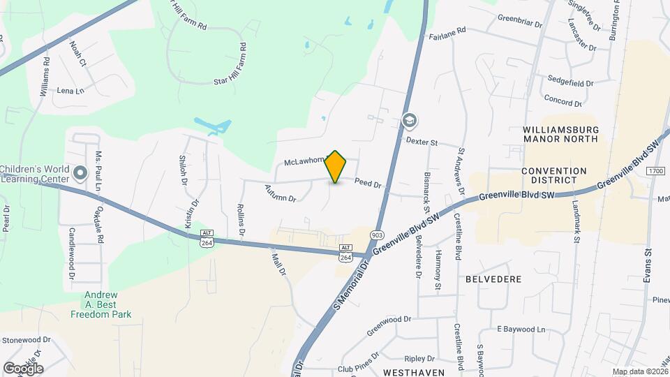 805 Peed Dr Mapa y Detalles de la Ubicación