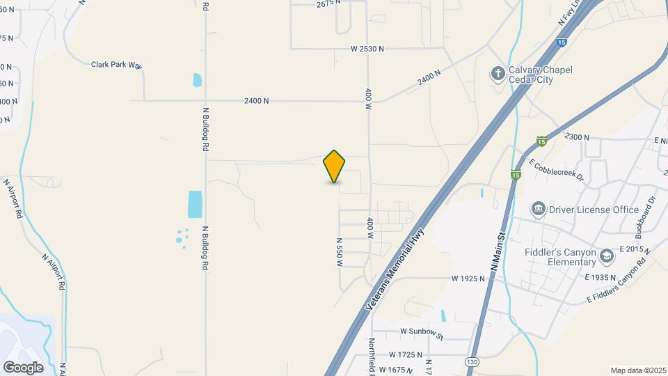 2155 N 550 W Map and Location Details