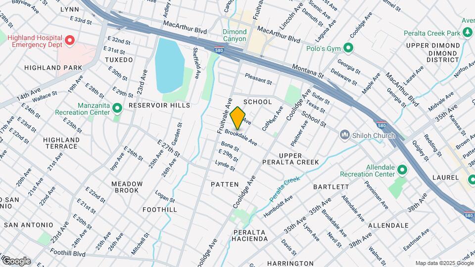 2856 Brookdale Ave Map and Location Details