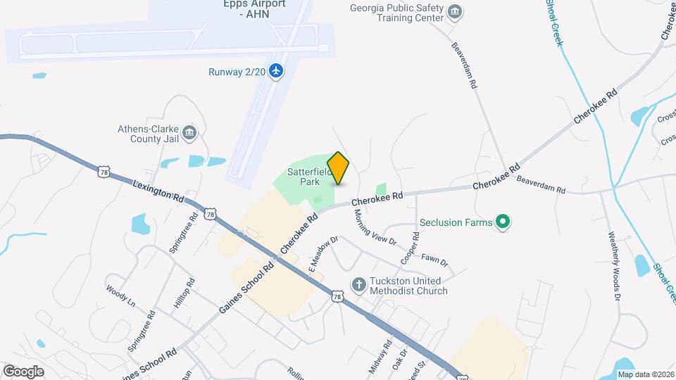 2936 Cherokee Rd Map and Location Details