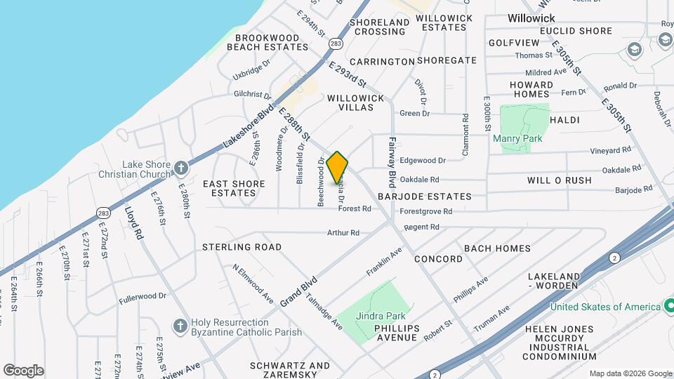 434 Acacia Dr Map and Location Details