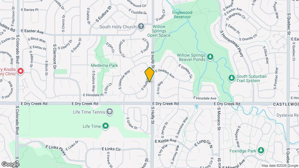 7398 S Hudson Way Map and Location Details