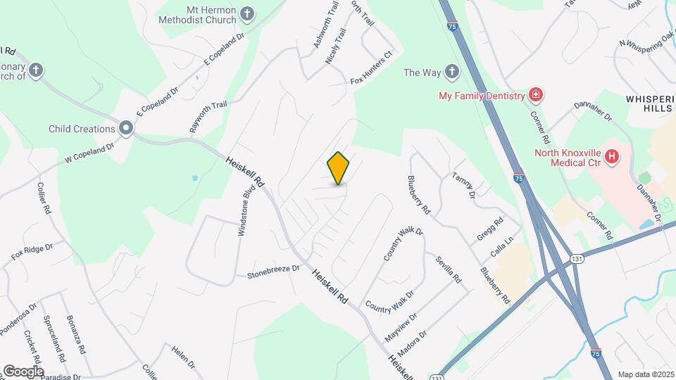 8022 Intervale Way Mapa y Detalles de la Ubicación