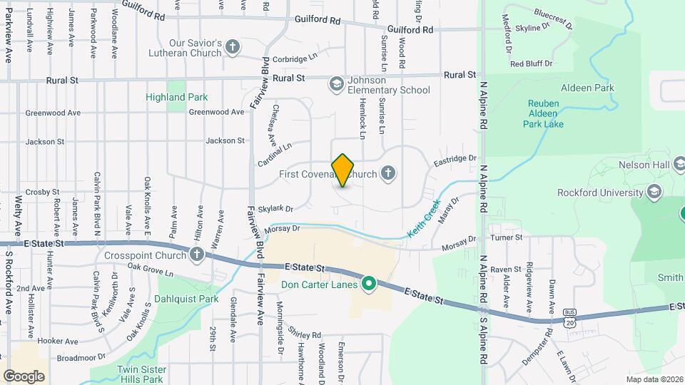 3724 Thornwood Dr Map and Location Details