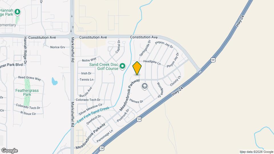 2012 Springside Dr Map and Location Details