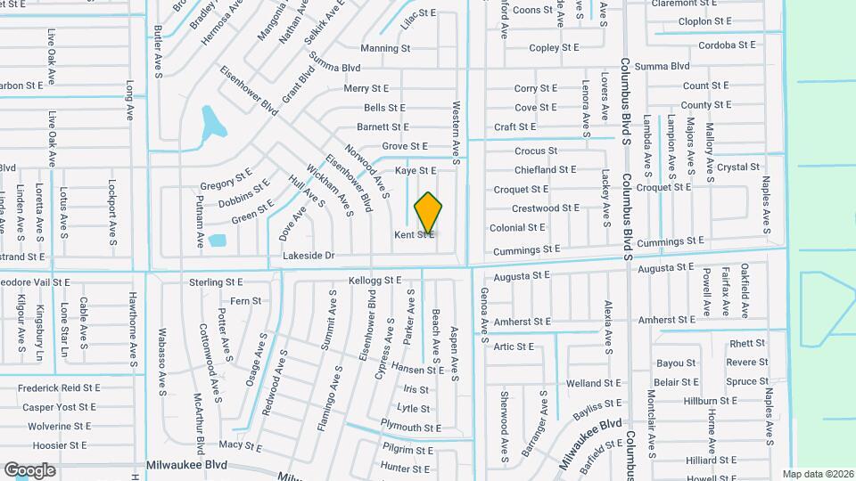 1018 Kent St E Map and Location Details