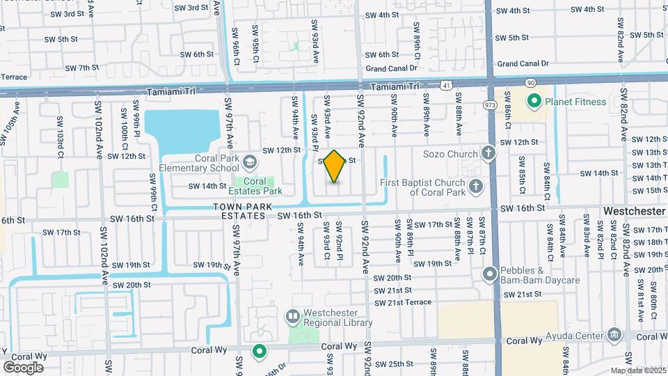 1424 SW 92nd Pl, Unit 1 Map and Location Details