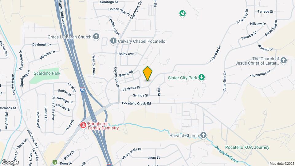 1827 S Fairway Dr, Unit 1827 Map and Location Details