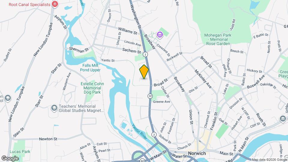 154 Washington St Map and Location Details