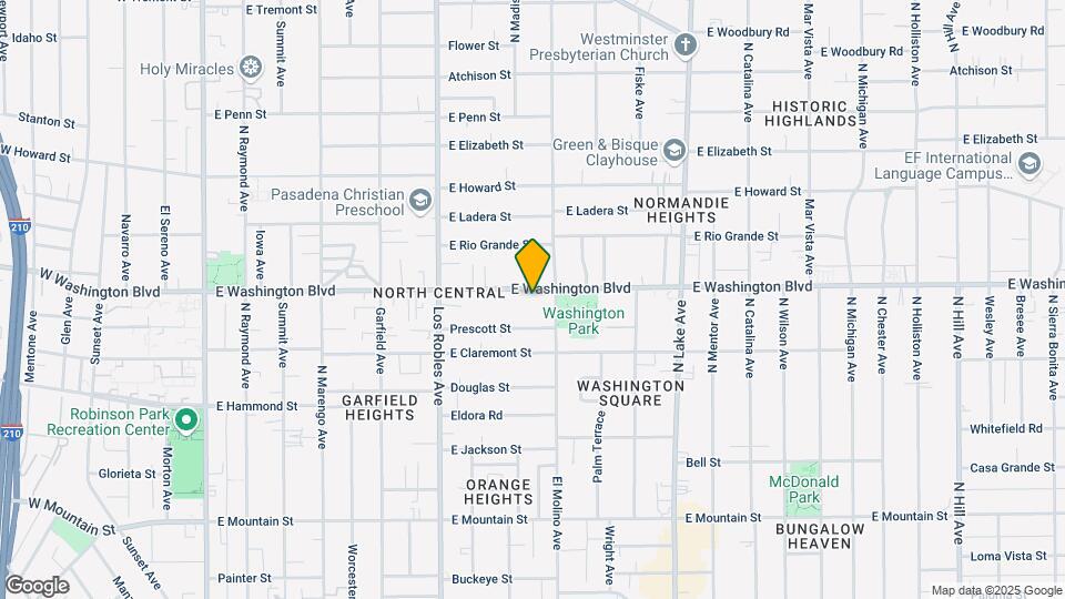612 Washington Blvd Map and Location Details