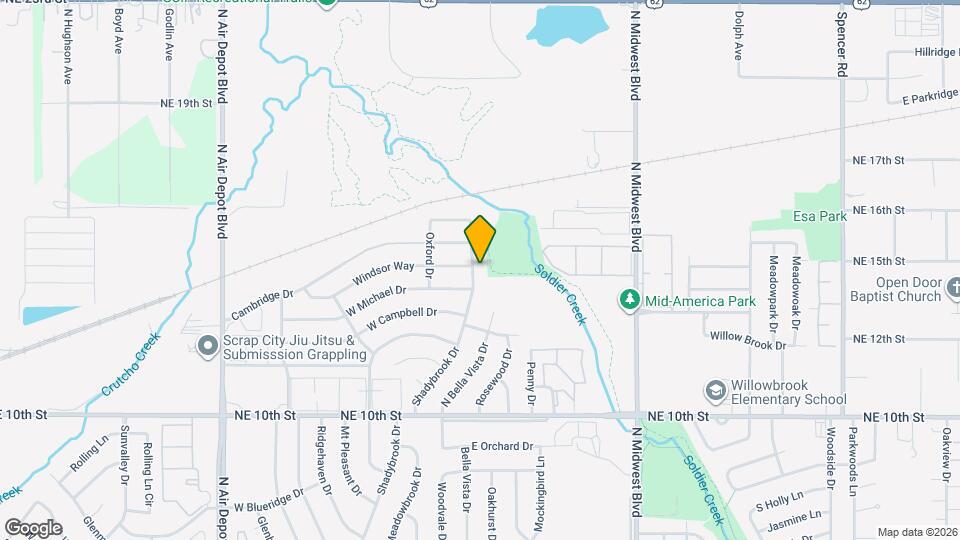 4216 N Shadybrook Dr Map and Location Details