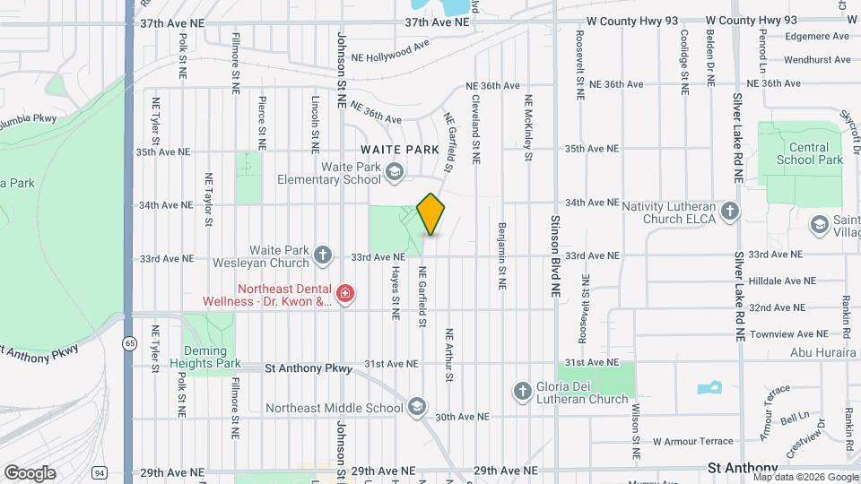 3317 NE Garfield St Map and Location Details