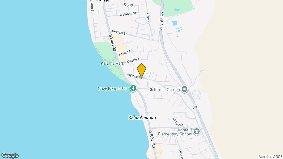 100 Auhana Rd Map and Location Details