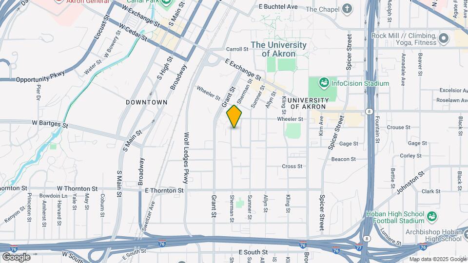 487 Sherman St Map and Location Details