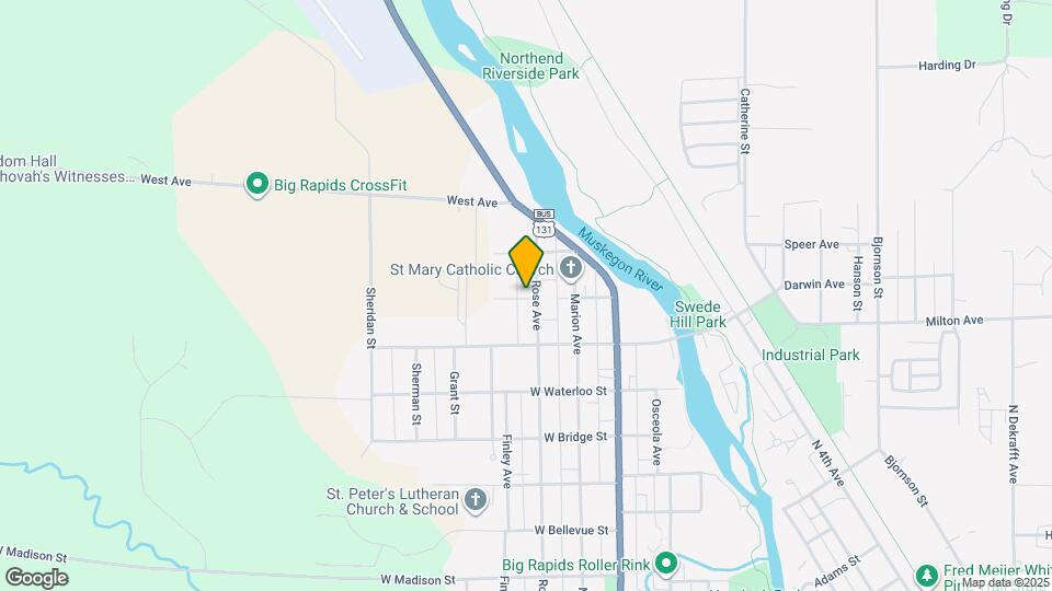 1001 Rose Ave Mapa y Detalles de la Ubicación