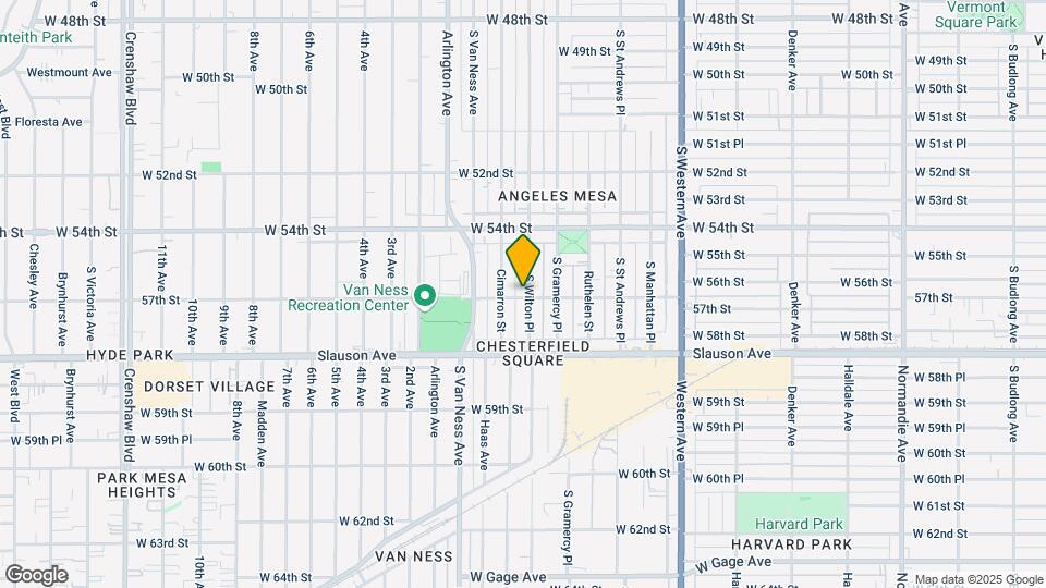 5611 S Wilton Pl Map and Location Details