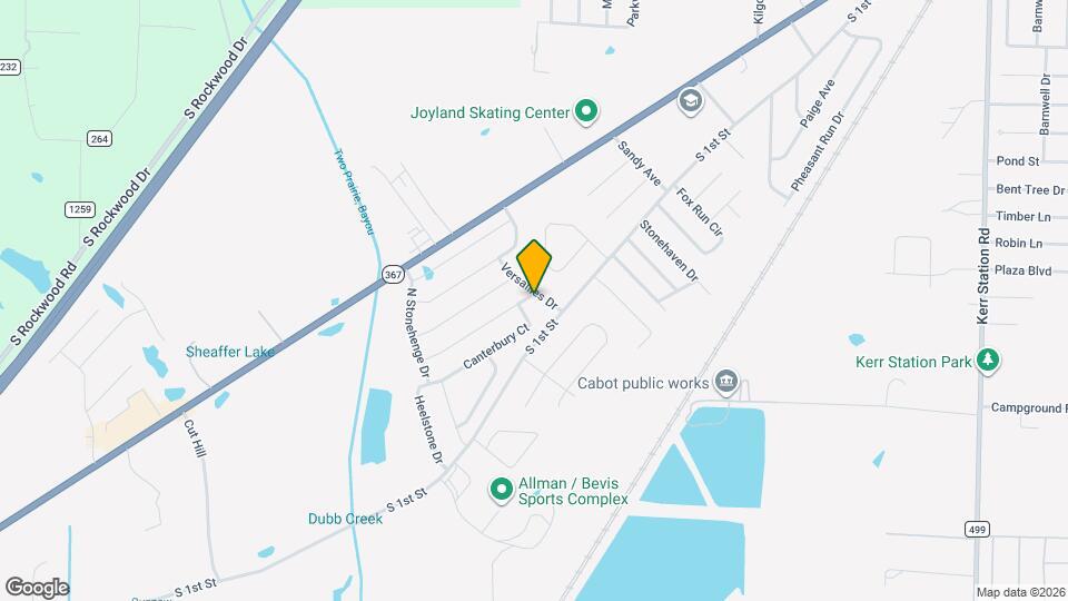 2413 Versailles Dr Map and Location Details