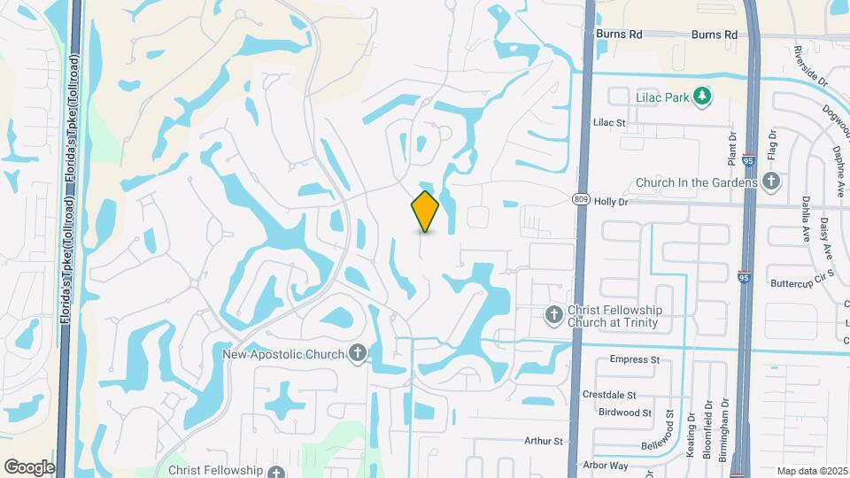 114 Palm Point Cir Map and Location Details