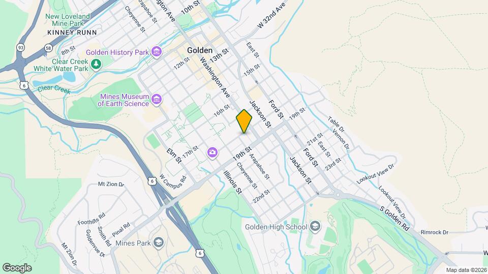 1801 Arapahoe St Map and Location Details