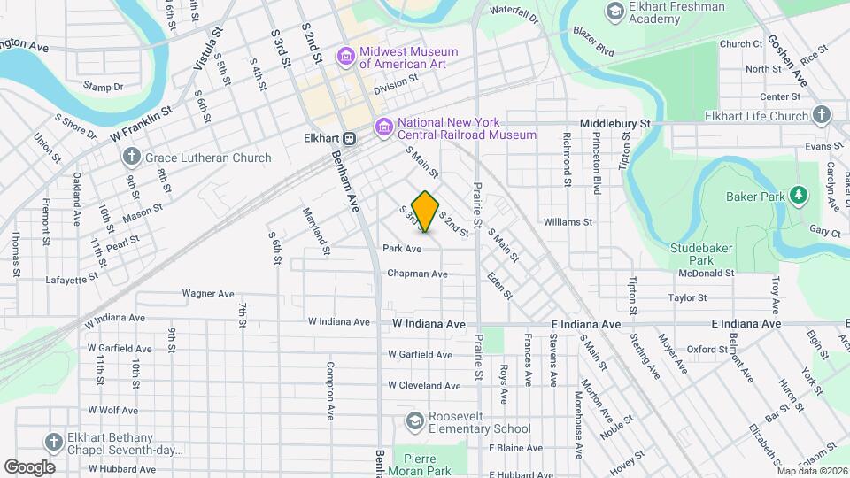 1029 S 3rd St Map and Location Details