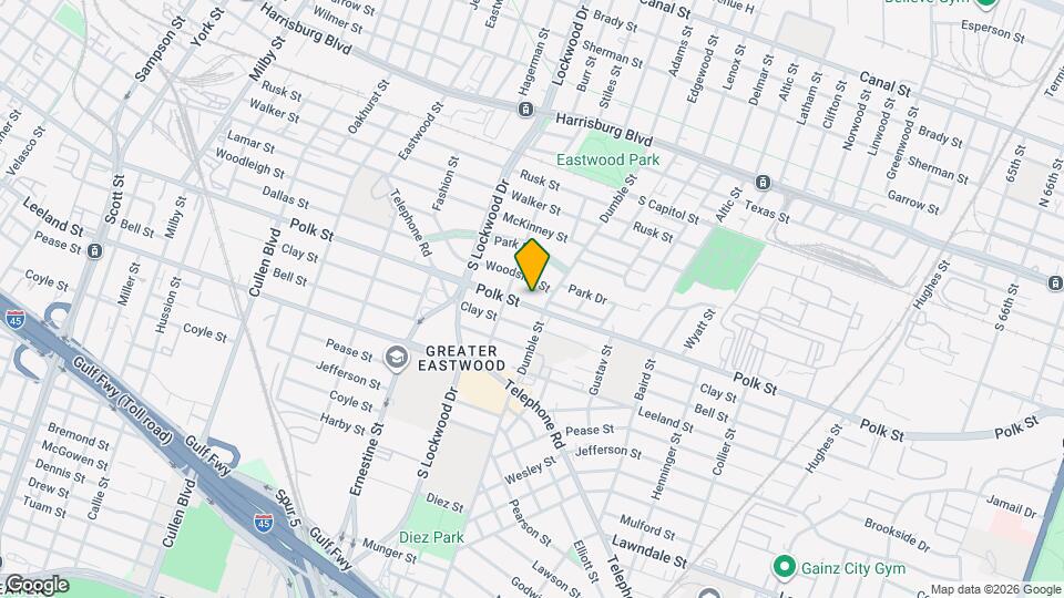 4723 Polk St Map and Location Details