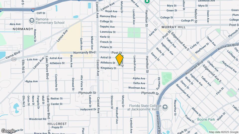 4713 Kingsbury St Map and Location Details
