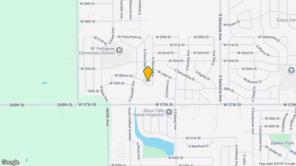 4829 S Wilson Ave Map and Location Details