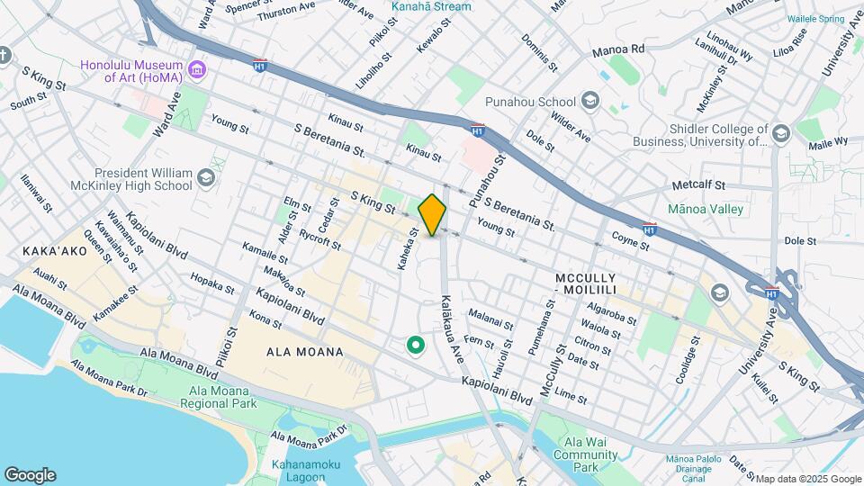 1515 S King St Mapa y Detalles de la Ubicación