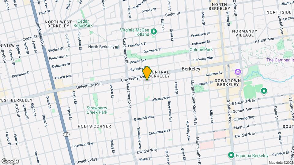 1609 Addison St Map and Location Details