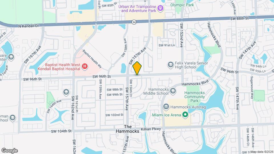 15543 SW 96th Terrace Map and Location Details