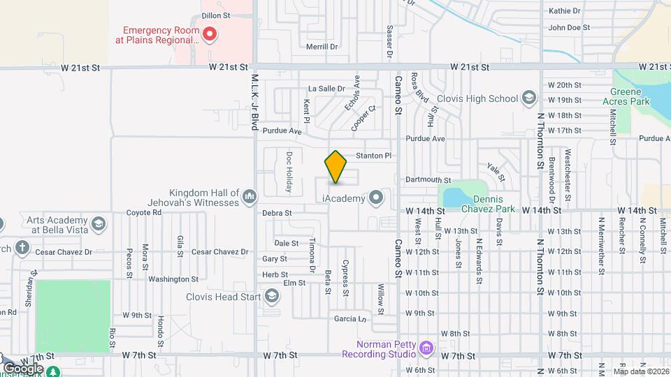 105 Sombrero Rd Map and Location Details