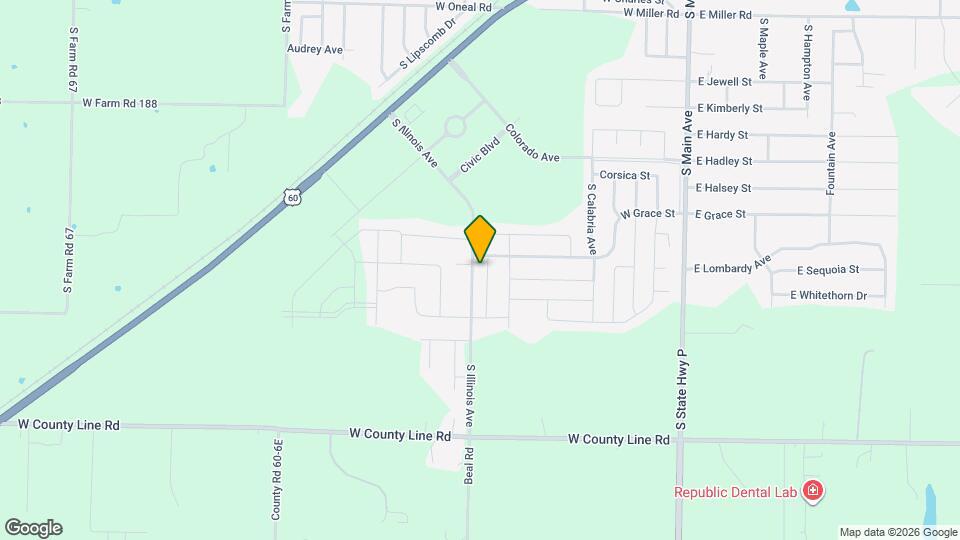 1315 S Normandy Ave Map and Location Details