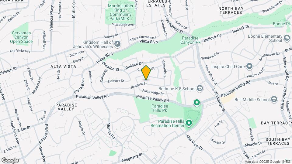 6464 Jouglard St Map and Location Details