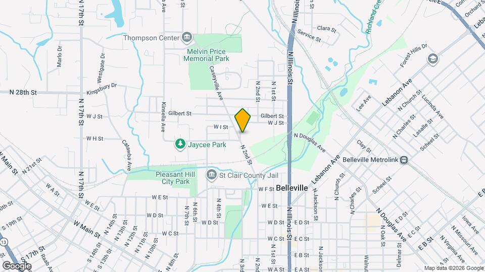 1006 N 2nd St Map and Location Details