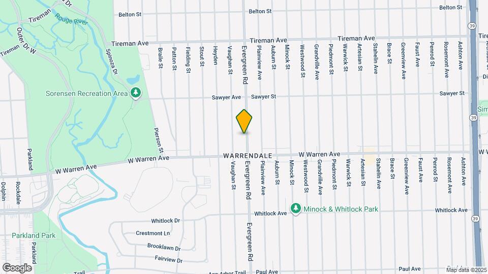 7273 Evergreen Rd Map and Location Details