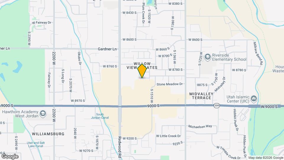 1561 W Ponderosa Ln Mapa y Detalles de la Ubicación
