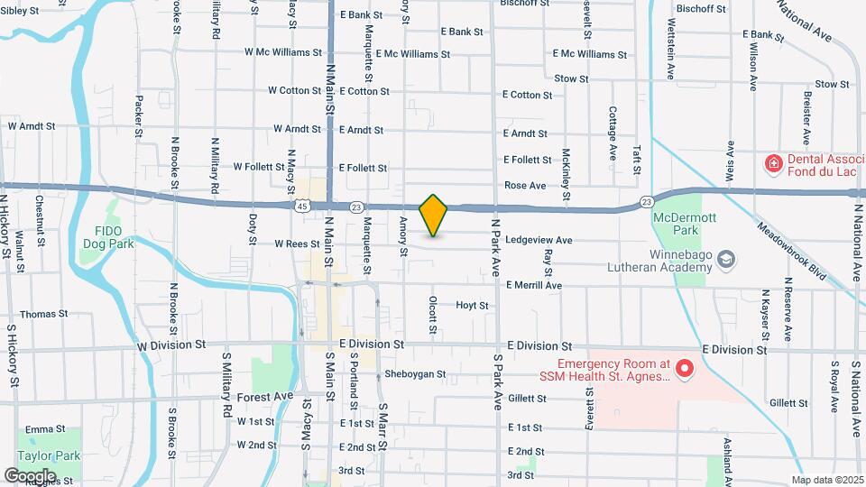 133 E Rees St Map and Location Details