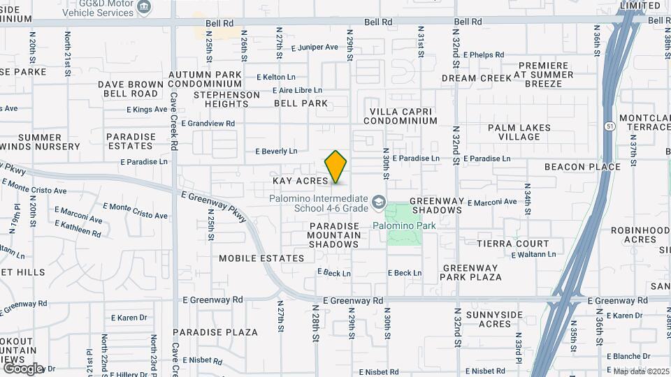 2825 E Monte Cristo Ave-Unit -102 Map and Location Details