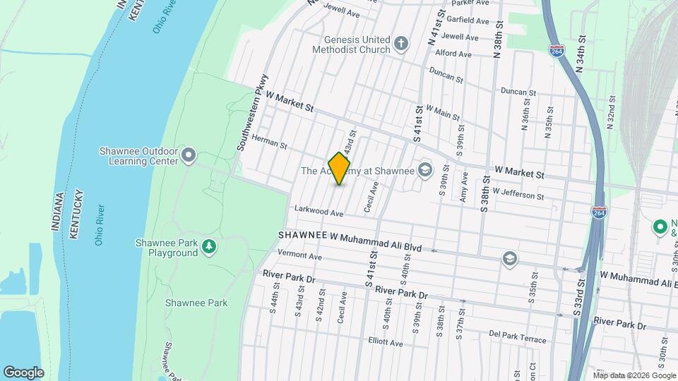 321 S 43rd St Mapa y Detalles de la Ubicación