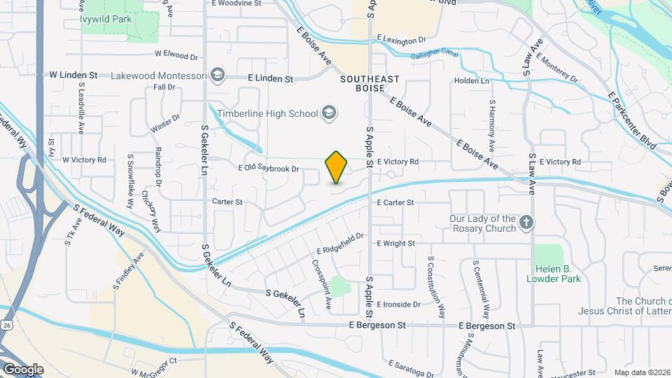 3137 S Apple St Map and Location Details