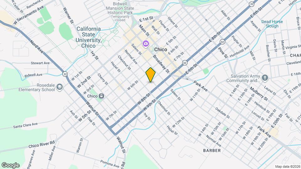 419 W 7th St Map and Location Details