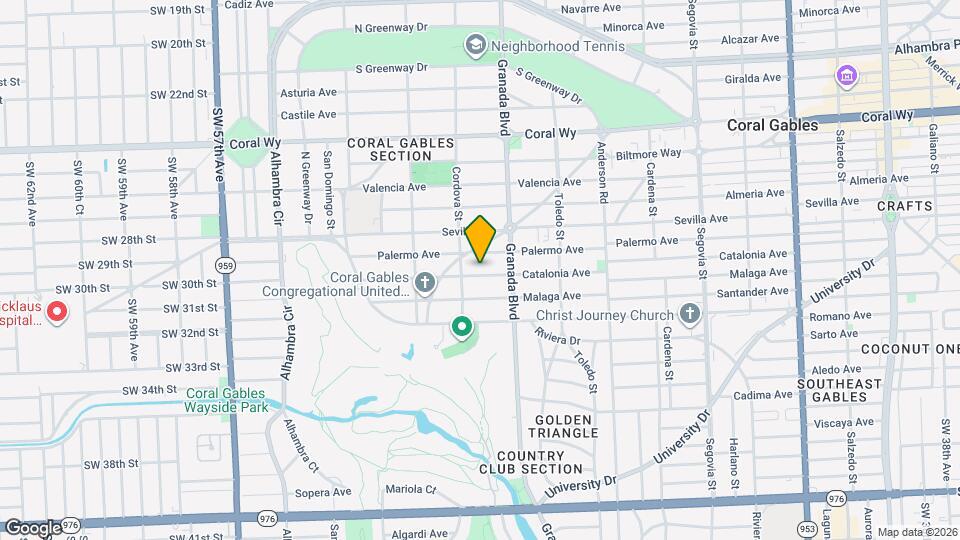 1035 Catalonia Ave Map and Location Details